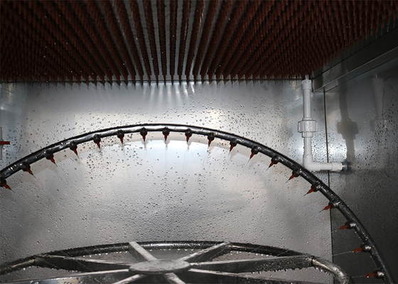 RT معدات اختبار IP 60C لدرجة الحرارة مع شاشة لمس ملونة 10.4 بوصة وأنبوب دش بقطر خارجي Ф102mm