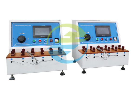 سعر جيد التحكم PLC 0 - 125A ارتفاع درجة الحرارة معدات اختبار IEC 60884 ست محطات الانترنت