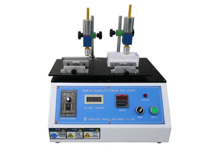 50Hz 70mm Test Stroke Marking Durability Rubbing Tester